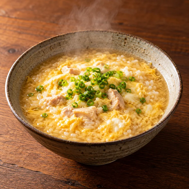 鶏だし雑炊