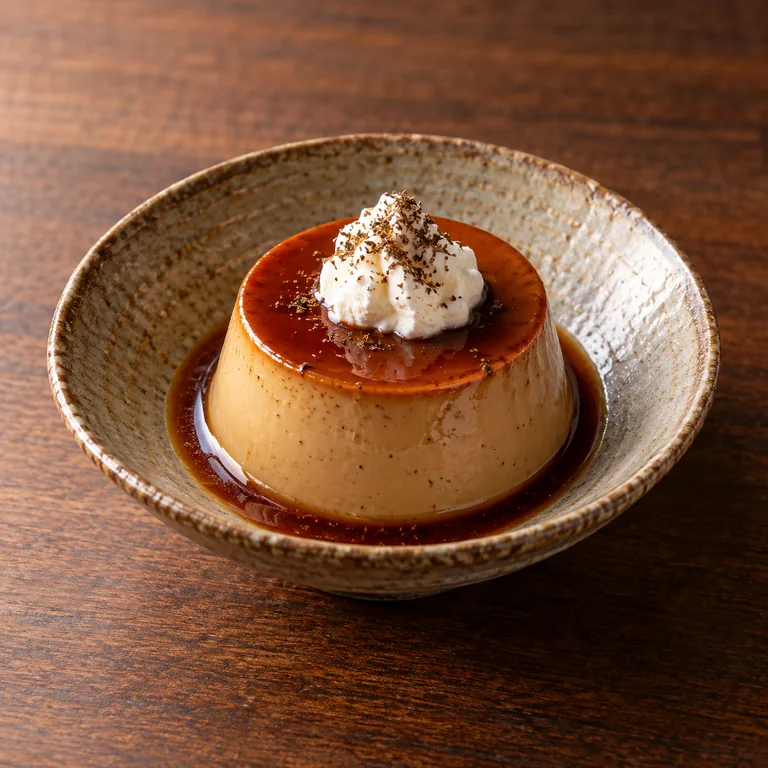 ほうじ茶プリン